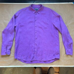 Vilebrequin linen shirt, long sleeve button up, like new condition